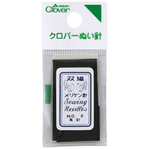 クロバー｜Clover N-双鳩メリケン針 長No.6 12-245