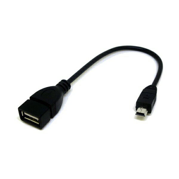 Other - 変換名人 USB変換アダプタ [mini USB オス→メス USB-A /0.2m] ブラック CA1846