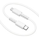 本製品はiPhone・iPod・iPadに対応した充電・通信ケーブル（USB Type-C to Lightning）です。適合機種は、下記をご確認ください。クセが付きにくく取り回しがしやすい、柔らかいケーブルを採用。丸めやすく絡みにくいので、持ち運び用にも最適。USB PD(Power-Delivery)に対応しております。安心してお使いいただけるApple社 MFi認証品です。USB Type-Cポートを搭載したパソコン、AC充電器やDC充電器等から充電する事が可能です。※本製品を使用して充電する際は機器本体の充電に対応した充電器をお使いください。本製品をパソコンに接続する事により、機器とパソコン間でのデータのやりとりができます。※ご使用のモニター環境により、実際の商品の色合いと多少異なってみえる場合がございますのでご了承ください。