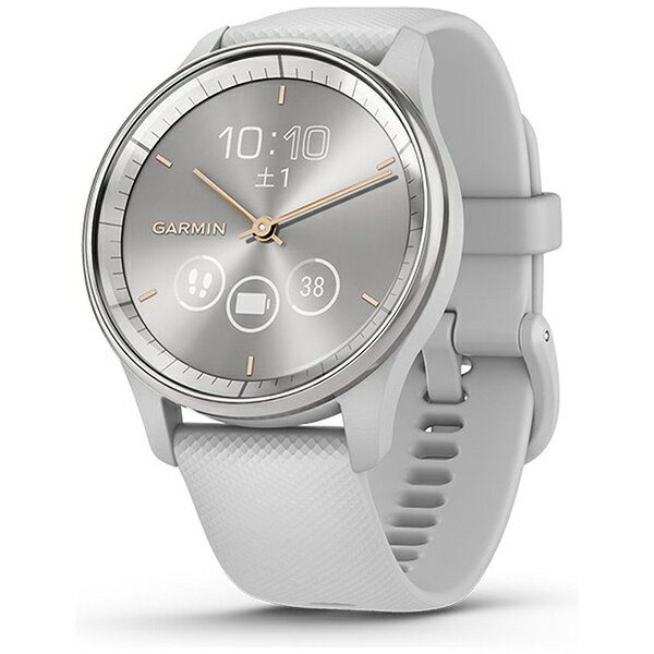 【エントリーで2倍pt(5/20まで)】 GARMIN｜ガーミン 【Suica対応】vivomove Trend（ヴィヴォムーブ トレンド） Mist Gray×Silver 010-02665-73