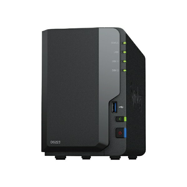 SYNOLOGY｜シノロジー NAS [ストレージ無 /2ベイ] DiskStation DS223