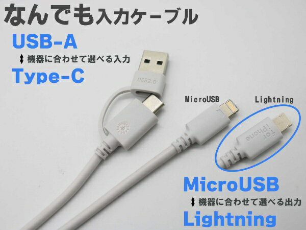 G.WORKER�å���������� 2in1 �ޥ�����ͥ������ʤ䤫�����֥� �� �ޥ�����ͥ��� �� 1m �ۥ磻�� GWC-M424PV1W