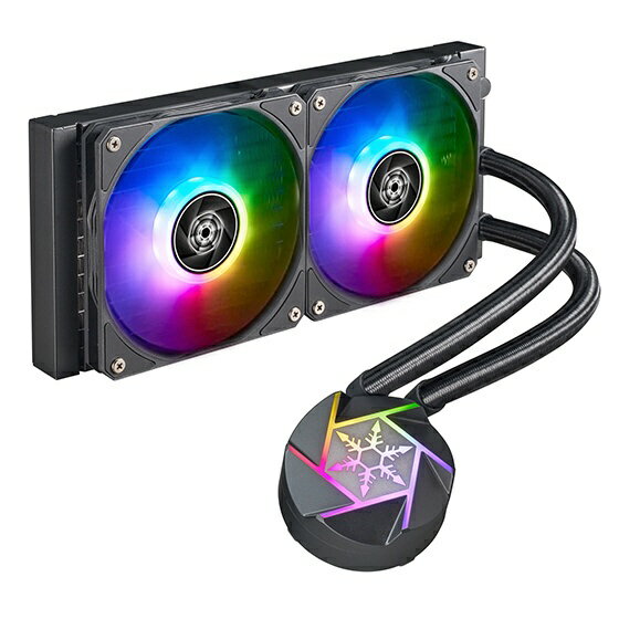 SilverStone | 실버 스톤 수냉 CPU 쿨러 120mm 팬 x2 [LGA115X/1200/1700/2011/2066·AM4/AM5] VIDA 240 SLIM SST-VD240-SLIM