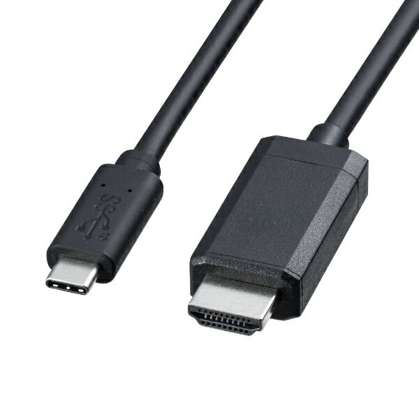 サンワサプライ｜SANWA SUPPLY USB-C ⇔ HDMI ケーブル [映像 /5m /4K対応] ブラック KC-ALCHD50K 1
