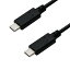 ޡOSMA PD60Wб Type-C to Type-C֥ 1.0m ֥å IH-CD3C100K [USB Power Deliveryб]