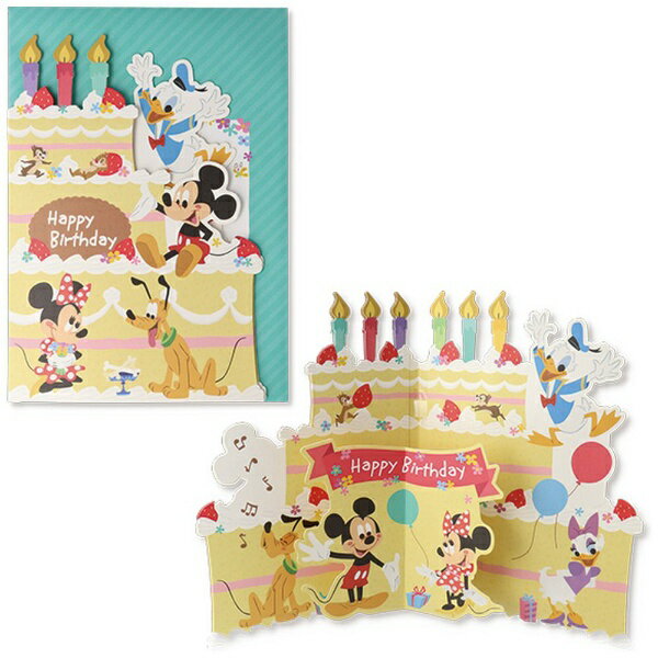 ニホンホールマーク｜Hallmark オルゴールカード　ディズニーミッキーミニーボイス・カットケーキ2 EAO-815-059