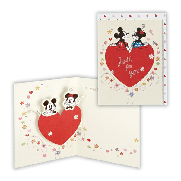 ニホンホールマーク｜Hallmark 多目的カード　ディズニーハートの上でM＆M2 EAR-815-950 【代金引換配送不可】