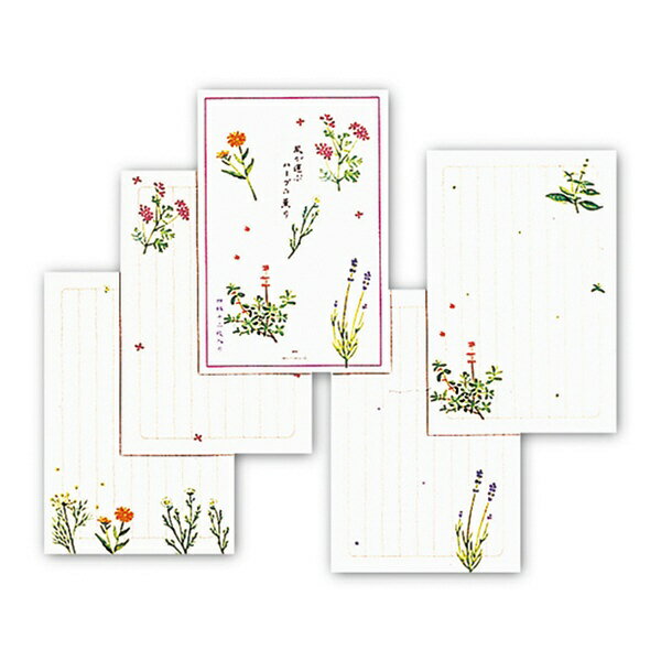 ニホンホールマーク｜Hallmark 葉書箋　ハーブの薫り2 ECD-819-811