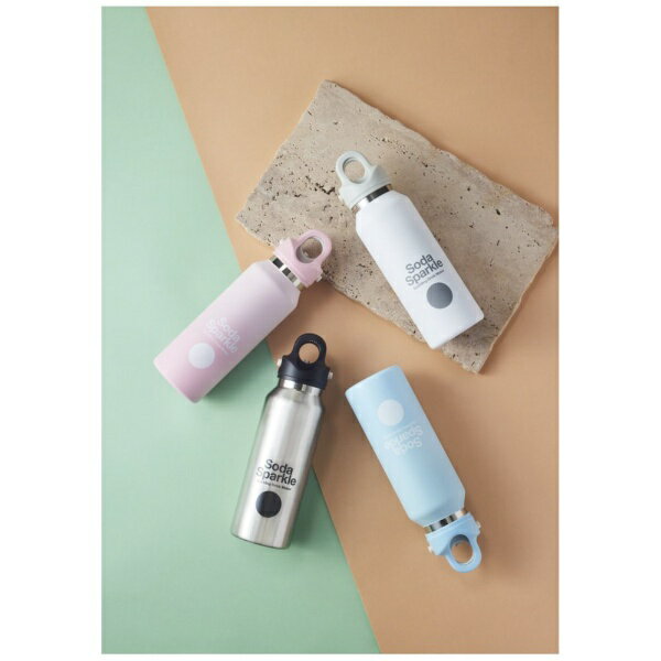 ソーダースパークル｜Soda Sparkle SodaSparkle×REVOMAX2 12ozSLIM 炭酸水ボトル　MSB-SV