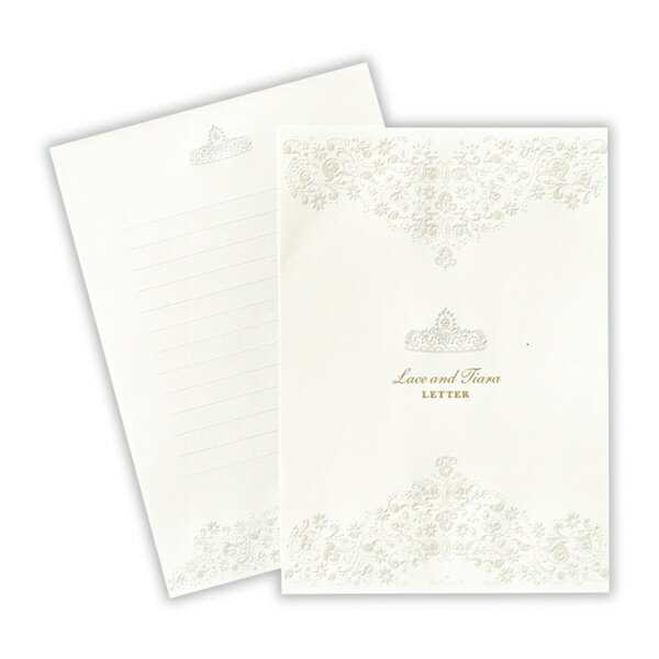 ニホンホールマーク｜Hallmark 便箋　レース＆ティアラ2 EEP-818-944