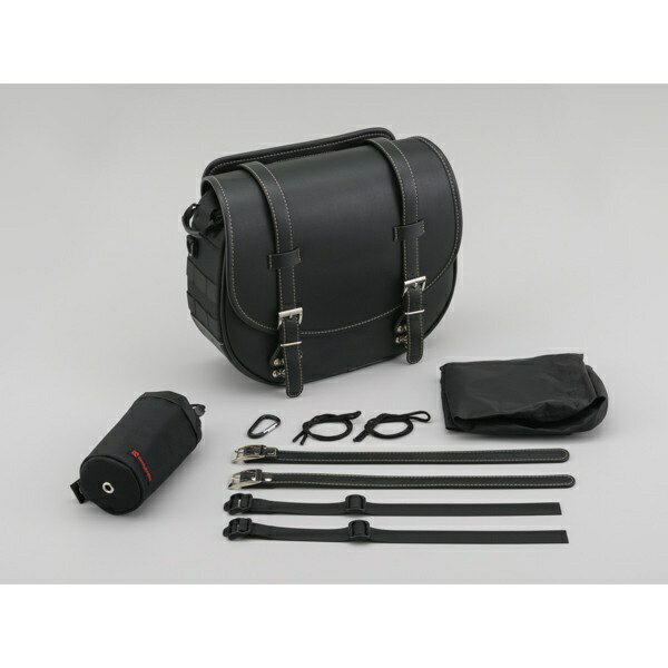 デイトナ｜DAYTONA DHS-29 サドルバッグ（合皮＋1680Dポリエステル）ラウンドプレーン 最大積載重量：5kg 32679