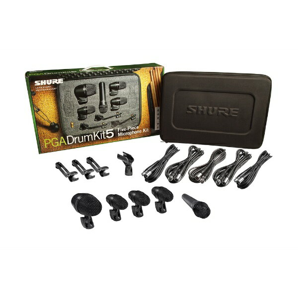 SHURE｜シュアー ドラム用マイクキット（5本セット） PGADRUMKIT5-J