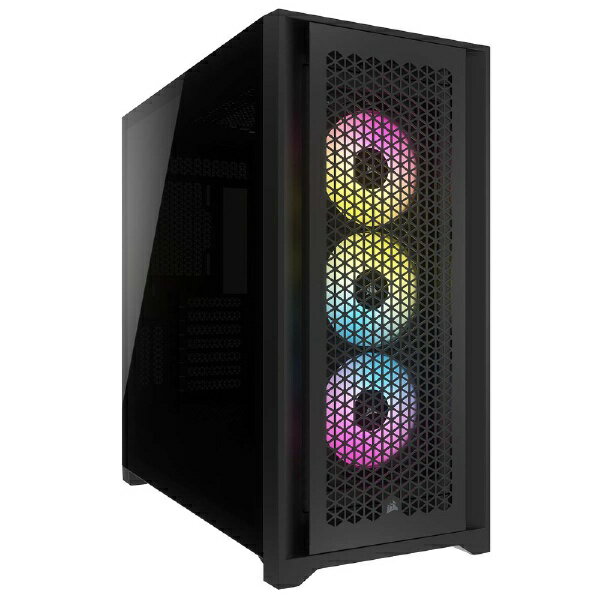 CORSAIR｜コルセア PCケース [ATX /Micro ATX /Extended ATX /Mini-ITX] 5000D RGB AIRFLOW BLACK ブラック CC-9011242-WW
