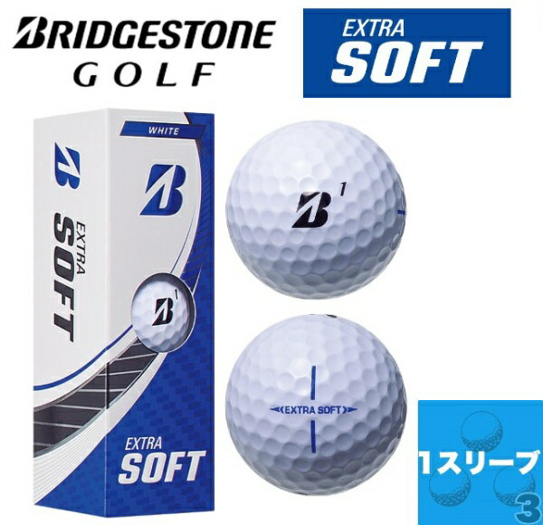 ブリヂストン｜BRIDGESTONE ゴルフボール EXTRA SOFT エクストラ ソフト ホワイト XCWXJ 2023モデル