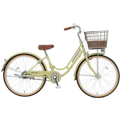 丸石サイクル|Maruishi Cycle 24型 子供用自転車 リズミック Rhythmic(イエローピスタチオ/シングルシフト) RZP24Z【キャンセル・返品不可】 【代金引換配送不可】