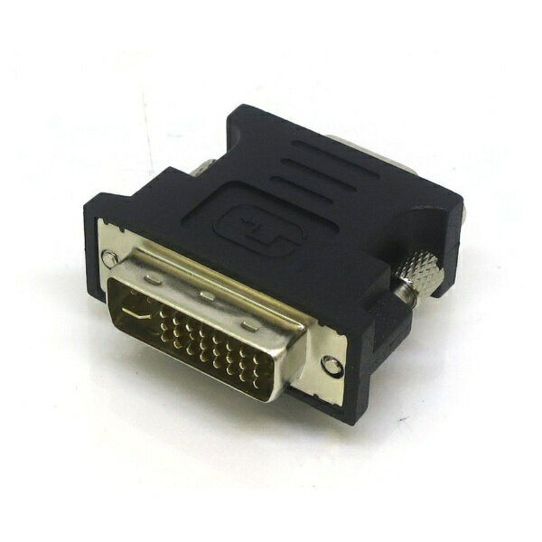 変換名人 映像変換アダプタ DVI オス→メス VGA ブラック HD8807 DVI⇔VGA
