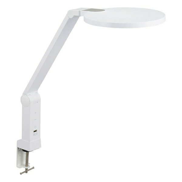 オーム電機｜OHM ELECTRIC LEDデスクランプブルーライトカットクランプ式ホワイト LTC-LS78-W [LED /昼白色]...