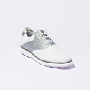 フットジョイ｜FootJoy 23.5cm レディース ゴルフシューズ WOMEN’S FJ トラディションズ スパイクレス W：3E相当(ホワイト×シルバー) 97897 W065【返品交換不可】