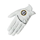 フットジョイ|FootJoy 【メンズ 左手着用(右利き用)】ゴルフグローブ ステイソフ(22cm/ホワイト) FGSS23【返品交換不可】