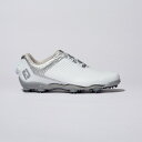 フットジョイ｜FootJoy 27.0cm メンズ ゴルフシューズ MEN’S ドライジョイズ プロ BOA W：3E相当(ホワイト×シルバー) 53391 W090【返品交換不可】