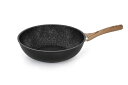 Barazzoni｜バラゾーニ ウォーク（28cm） Granitica Extra Induction Eco Legno ブラック 85515612825 [IH対応]