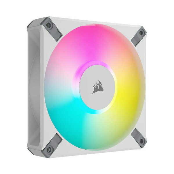 CORSAIR｜コルセア ケースファンx3 120mm /2100RPM ＋コントローラー iCUE AF120 RGB ELITE Triple Fan Kit WHITE ホワイト CO-9050158-WW