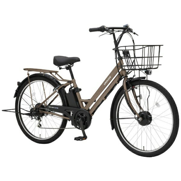 【エントリーで2倍pt(5/20まで)】 丸石サイクル｜Maruishi Cycle 電動アシスト自転車 グラウスアシスト GROUSE マットミリタリー ASFAT266KDZ 26インチ /6段変速 【キャンセル 返品不可】【電動自転車】 【代金引換配送不可】