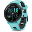 GARMIN｜ガーミン Forerunner 265 (フォアランナー 265）ランニングGPSスマートウォッチ 【Suica対応】 GARMIN（ガーミン） Aqua 010-02810-42 その1