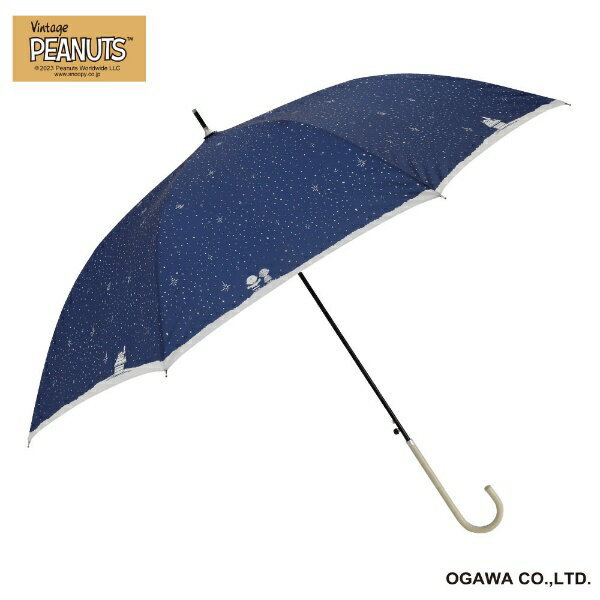 小川｜Ogawa 長傘 スヌーピー/キラキラ夜空 ピーナッツ 23OPC-SN-6 [雨傘 /レディース /60cm]のサムネイル