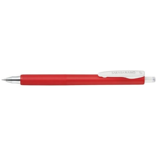 ゼブラ｜ZEBRA SARASA NANO(サラサ ナノ) ジェルボールペン 赤(インク色：赤) JJH72-R [0.3mm]
