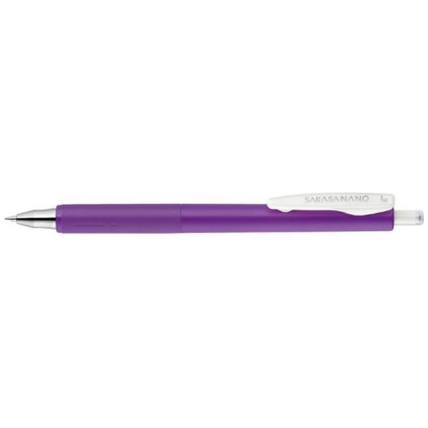 ゼブラ｜ZEBRA SARASA NANO(サラサ ナノ) ジェルボールペン 紫(インク色：紫) JJH72-PU [0.3mm]