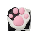 ZOMO｜ゾモ 〔キーキャップ〕ABS Kitty Paw Keycap for Cherry MX Switches 猫の肉球 白黒(cow) zp-abs-kitty-paw-cow-cat