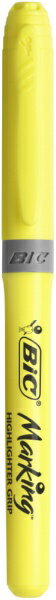 BICジャパン｜BIC JAPAN マーキングハイライターグリップ 蛍光マーカー イエロー BRIGRIP12YLW