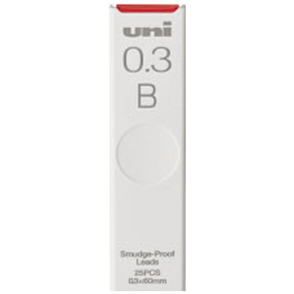 三菱鉛筆｜MITSUBISHI PENCIL シャープ替芯ユニ 0.3 B 1P ULS03251PB