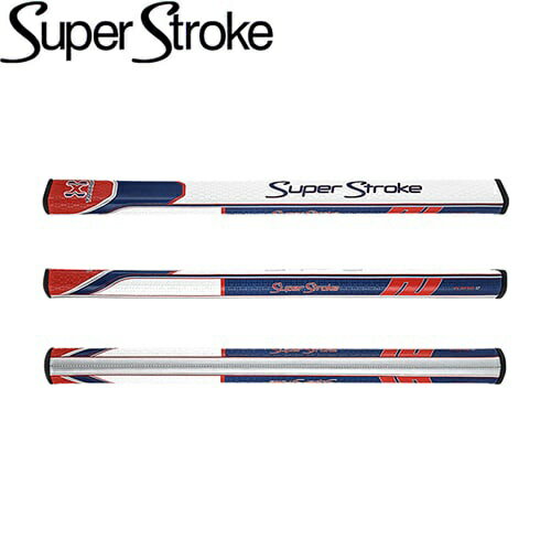 スーパーストローク｜Super Stroke パターグリップ スーパーストローク TR FLATSO-17 (口径:58/ホワイト×ネイビー) GR-226