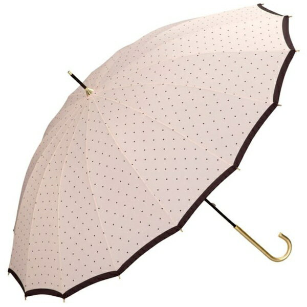 ワールドパーティー｜WPC. 長傘 16本骨ピンドット Wpc. ピンク 3303-03-001 [晴雨兼用傘 /55cm]