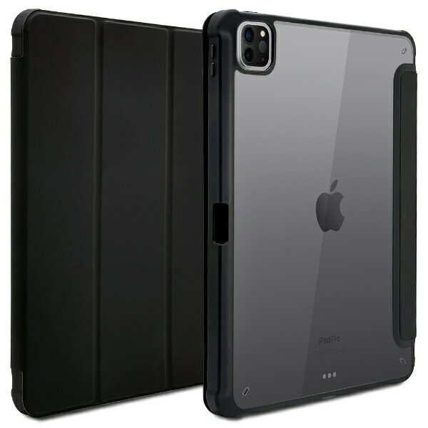 饹ХʥʡRastaBanana 11 iPad Pro4/3/2 Ģ Ѿ׷ۼ ꥢ Ʃ TPUХѡ+PC ꡼׵ǽб ֥å 7441IPP11BO