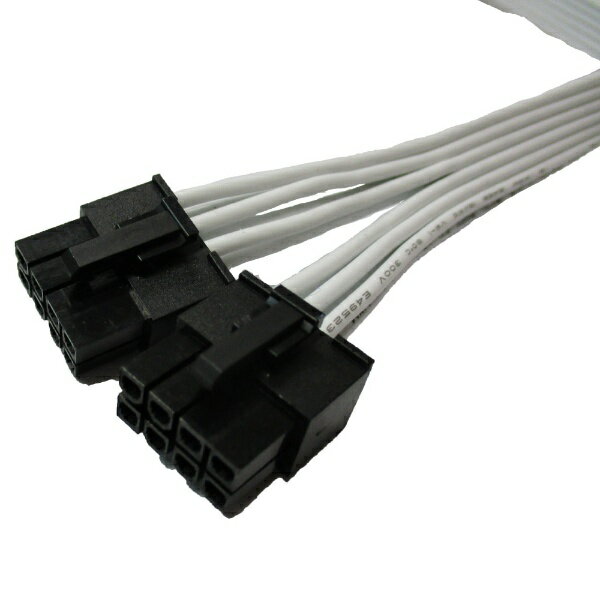 SUPER FLOWER｜スーパーフラワー 12VHPWRコネクタ変換ケーブル [PCIe 8pin x2] SF-2X8PIN-16PIN WHITE ホワイト - Image 2