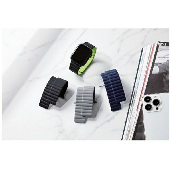 ELECOM｜エレコム Apple Watch用マグネットバンド（49/45/44/42mm） グレー AW-45BDMAGGY