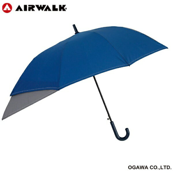 小川｜Ogawa キッズ トランスフォーム長傘 AIRWALK（エアウォーク） ネイビー AW-110-TF-55 NV [雨傘 /子供用 /55cm]