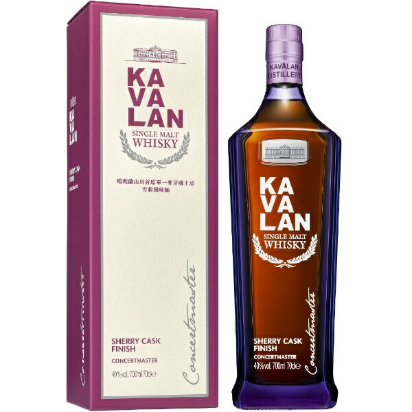 ウイスキー カバラン コンサートマスター シェリーフィニッシュ 700ml【ウイスキー】 【代金引換配送不可】