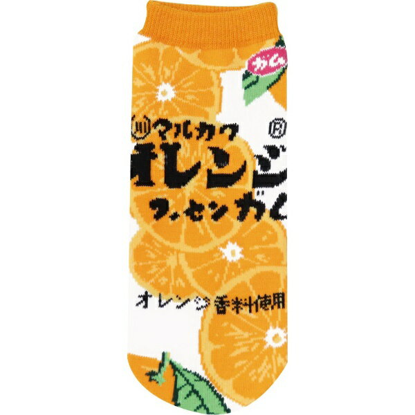 楽天楽天ビック（ビックカメラ×楽天）ジェイズプランニング｜J’s PLANNING お菓子柄 ソックス オレンジフーセンガム JGS0291