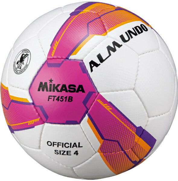 第101回全国高校サッカー選手権大会公式試合球「ALMUNDO」の手縫い4号球。日本サッカー協会検定球の新モデル。ボール構造を一新し、空気圧の保持力・リバウンド性が向上。表皮素材はクッション性能と耐摩耗性の改良により、ハイクラスの質感を実現。白を基調とした明瞭なデザインで、プレーヤーの視認性もUP。