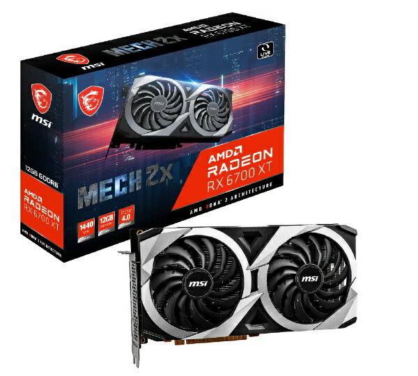 MSI｜エムエスアイ グラフィックボード Radeon RX 6700 XT MECH 2X 12G S1 