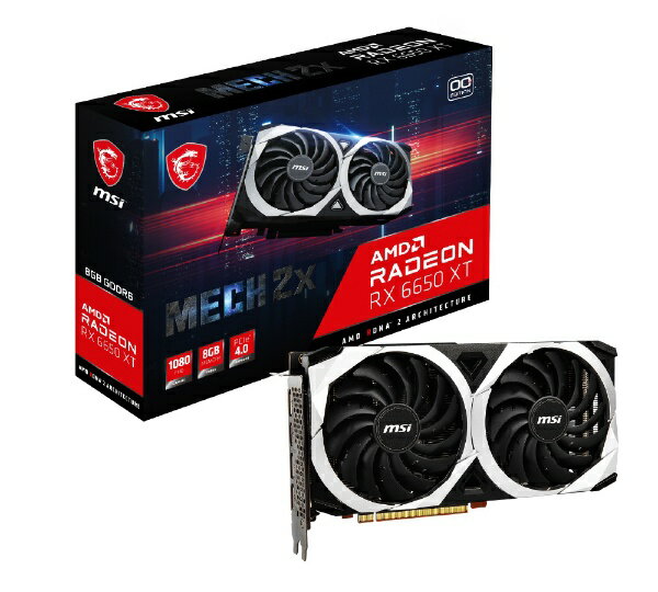 MSIå२ եåܡ Radeon RX 6650 XT MECH 2X 8G OC S1 [Radeon RX꡼]