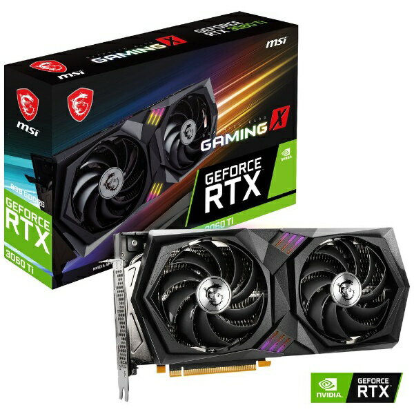 MSI｜エムエスアイ グラフィックボード GeForce RTX 3060 Ti GAMING X 8G LHR GeForce RTXシリーズ /8GB