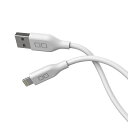 CIO|シーアイオー シリコンケーブル USB-A to Lightning 1m ホワイト CIO-SL30000-AL1-WH