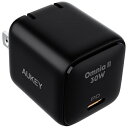 AUKEY｜オーキー ACアダプター Type-C 30W PD対応 ブラック PA-B1L-BK [1ポート /USB Power Delivery対応 /GaN(窒化ガリウム) 採用]