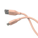 CIO|シーアイオー シリコンケーブル USB-A to Lightning 2m ピンク CIO-SL30000-AL2-PK