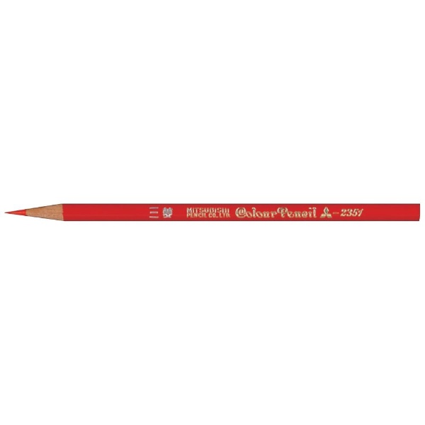 三菱鉛筆｜MITSUBISHI PENCIL 色鉛筆 朱通し 1本 K2351